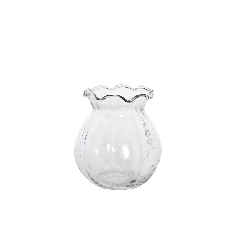 Strömshaga Glasvase Linnéa, Transparent, Ø 10 × 11 cm