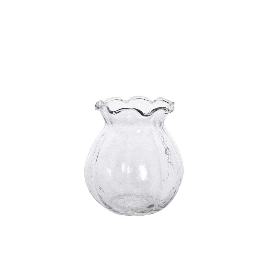 Strömshaga Glasvase Linnéa, Transparent, Ø 10 × 11 cm