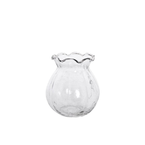 Strömshaga Glasvase Linnéa, Transparent, Ø 10 × 11 cm